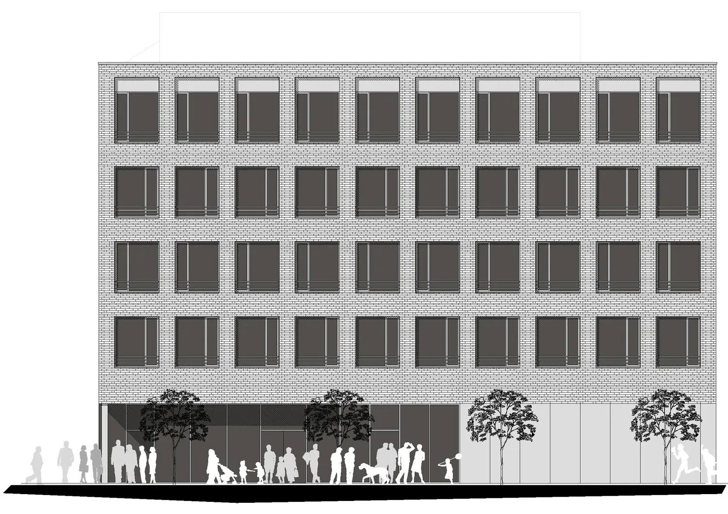 Hausskizze vom Architekturbüro Josias Schmidt